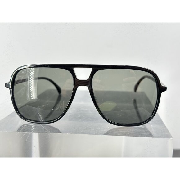 Gucci Black Navigator GG0545S-001 (58-15-145) Made In Italy (LE-3) - Picture 3 of 12